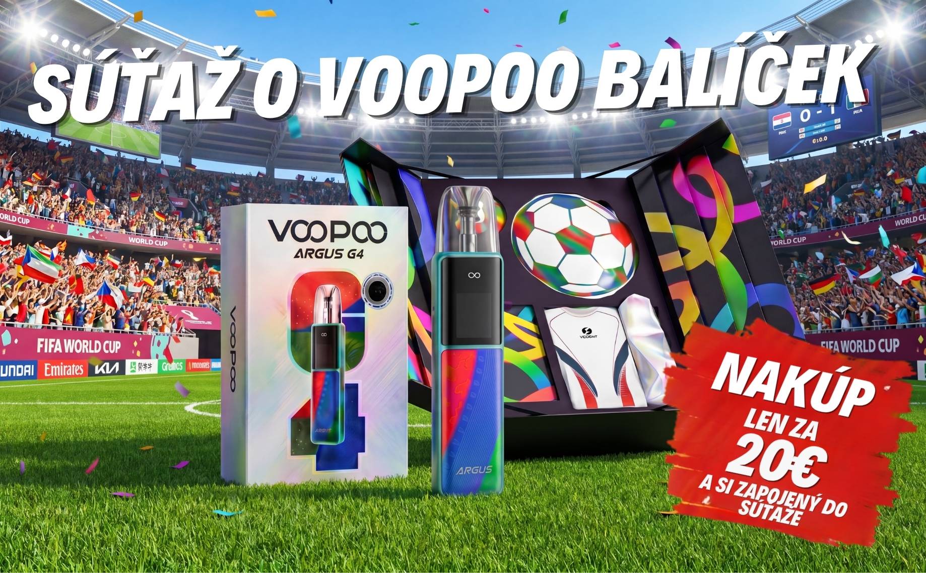 Sútaž o Voopoo Zariadenie